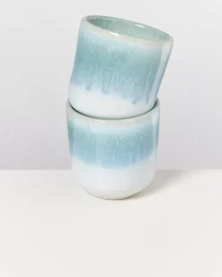 Alcachofra Becher Klein Grunblau