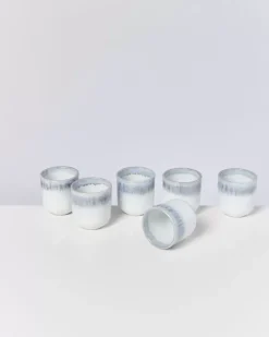 Alcachofra 6Er Set Becher Klein Graublau