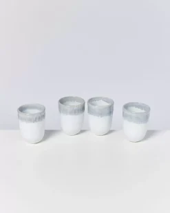 Alcachofra 4Er Set Becher Gros Graublau