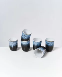 Alcachofra 6Er Set Becher Gros Schwarz