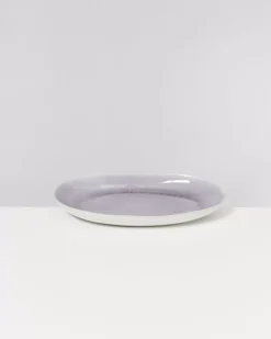 Alcachofra Servierplatte L Graublau