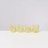 Alegria 4Er Set Glas Klein Big Drops Gelb