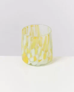 Alegria 4Er Set Glas Klein Big Drops Gelb