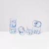 Alegria 6Er Set Glas Klein Big Drops Blau