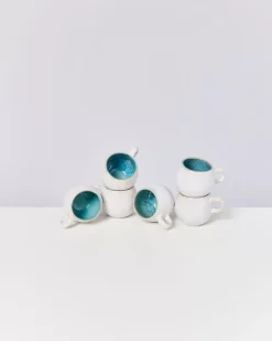 Areia 6Er Set Espressotasse Aqua
