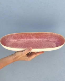 Areia Servierplatte L Pink