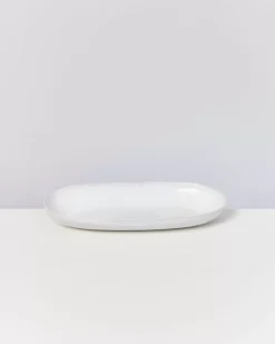 Areia Servierplatte L Weis