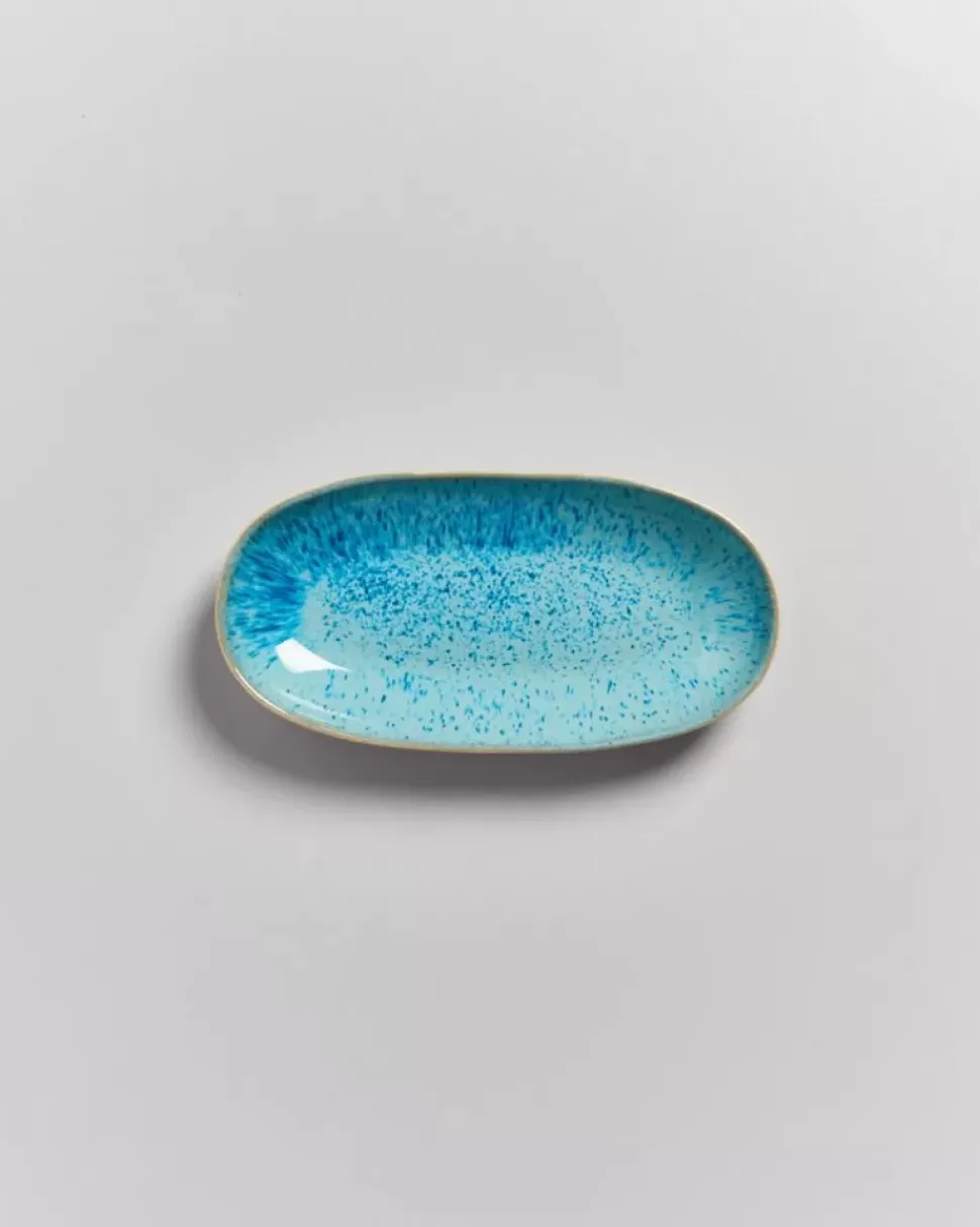 Areia Servierplatte M Aqua