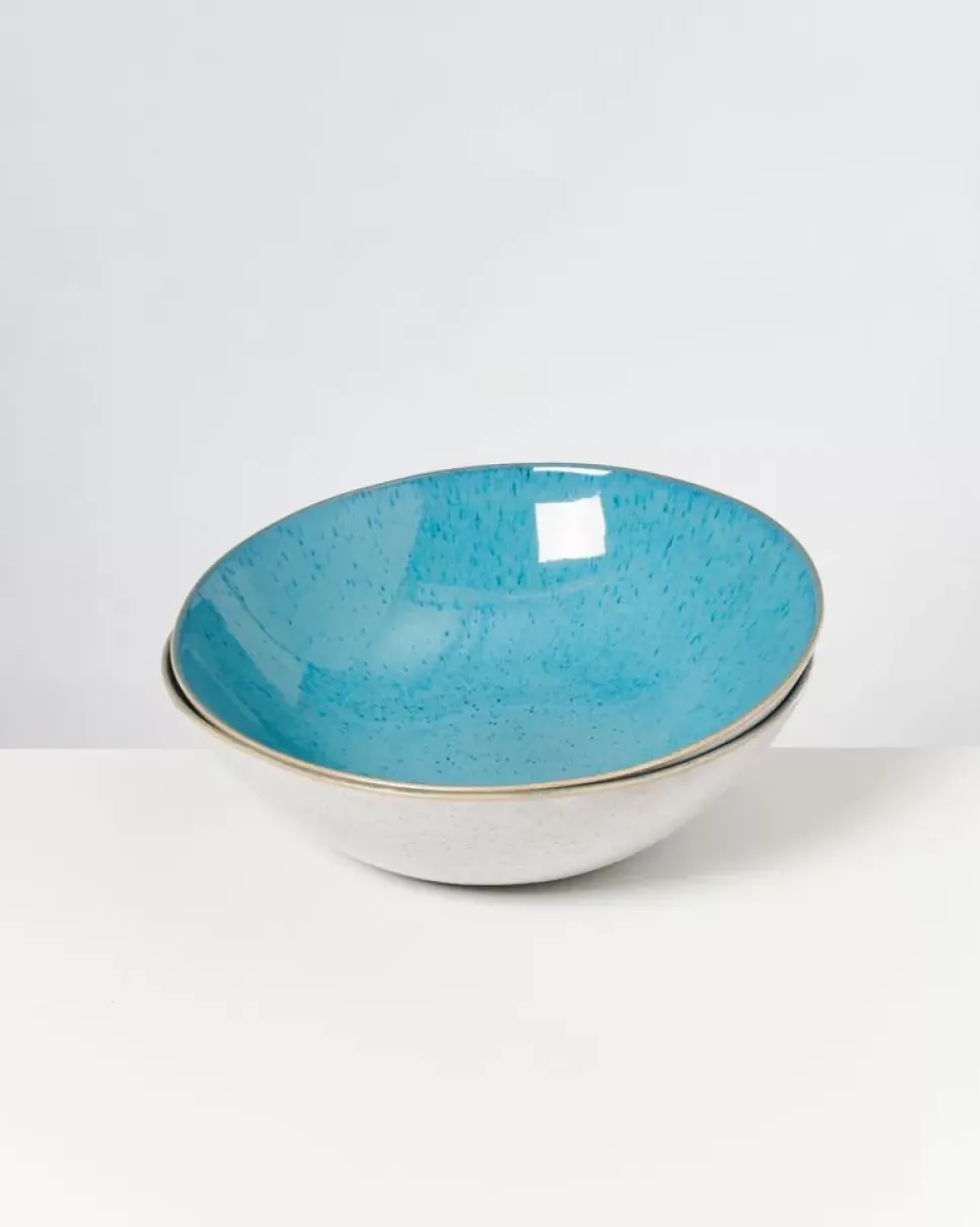 Areia Servierschale Gros Flach Aqua