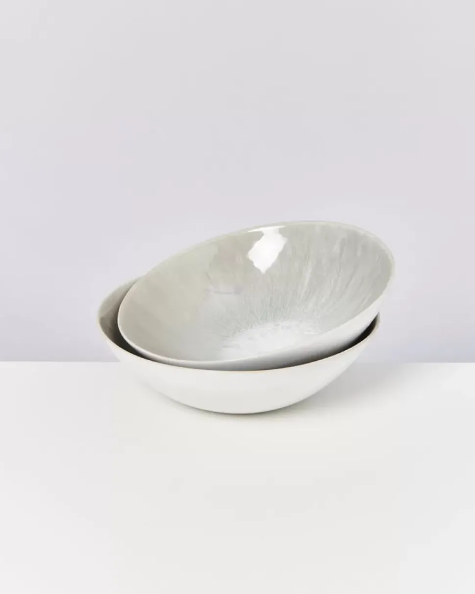 Areia Servierschale Gros Flach Grau