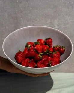 Areia Servierschale Klein Flach Grau