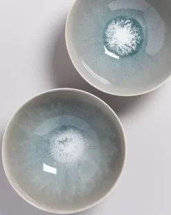 Areia Servierschale Klein Flach Grau