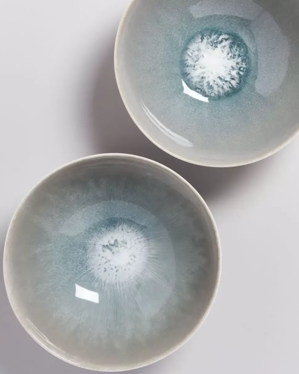 Areia Servierschale Klein Flach Grau