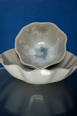 Areia Shell Muslischale Grau