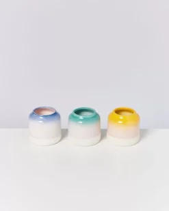 Bebe Vase Grun Rosa Gesprenkelt