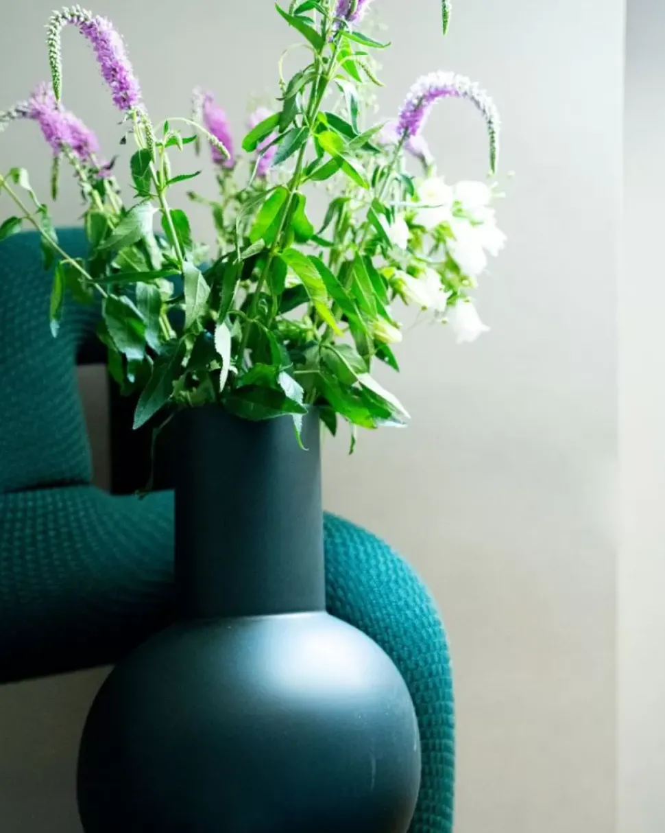 Bola Vase L Dunkelgrun
