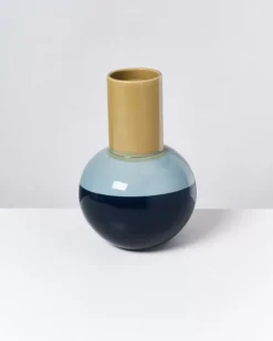 Bola Vase L Grun Mint Navy