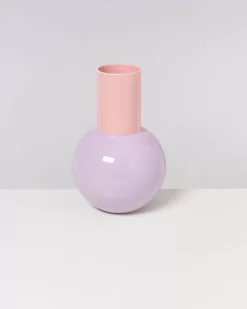 Bola Vase L Lila Rosa