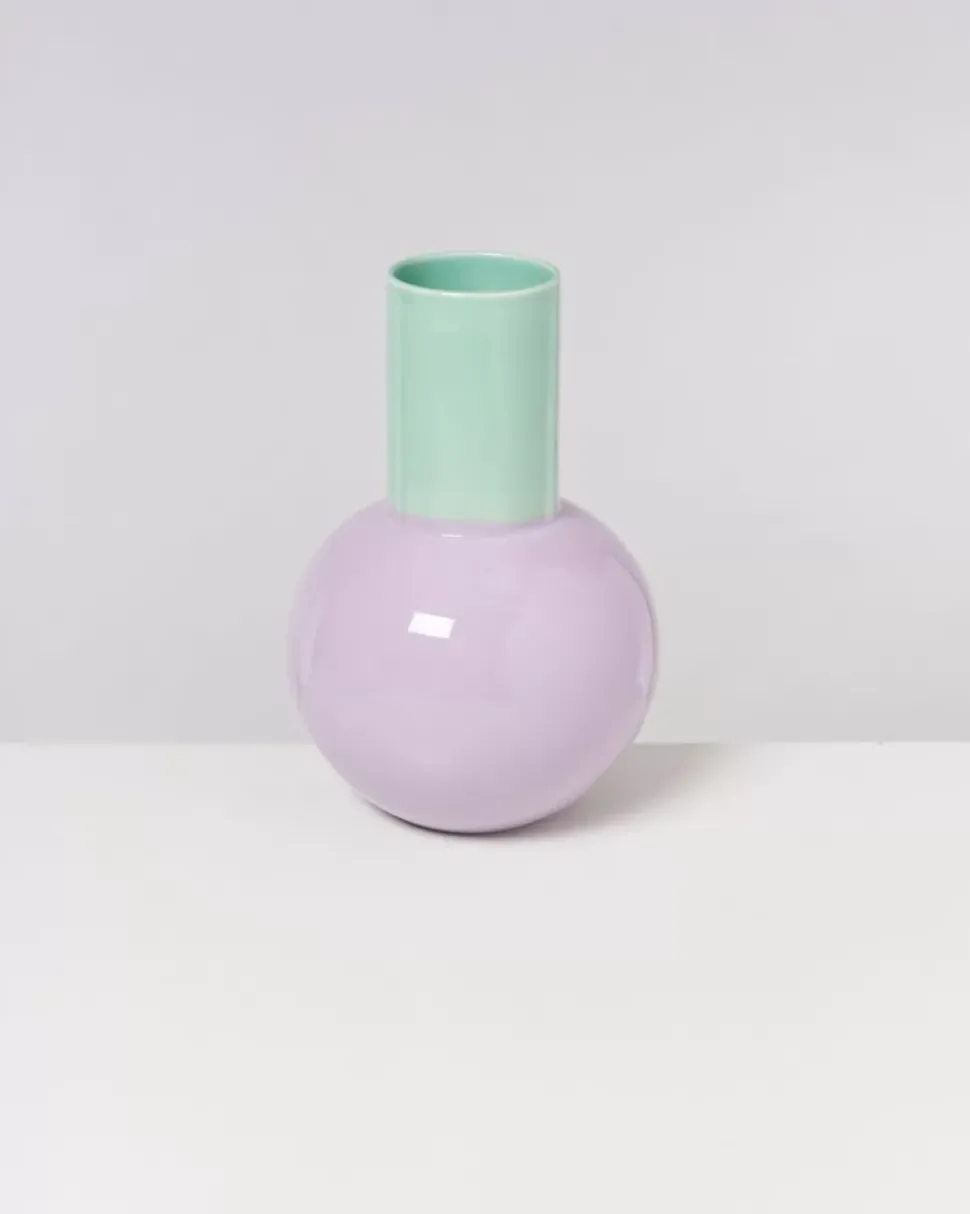 Bola Vase L Pastell Mint Lila