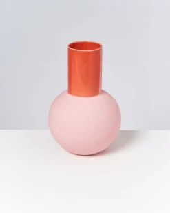 Bola Vase L Rose Coral