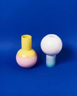 Bola Vase M Gelb Rose