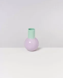 Bola Vase M Pastell Mint Lila