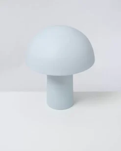 Cogumelo Keramiklampe Hellblau