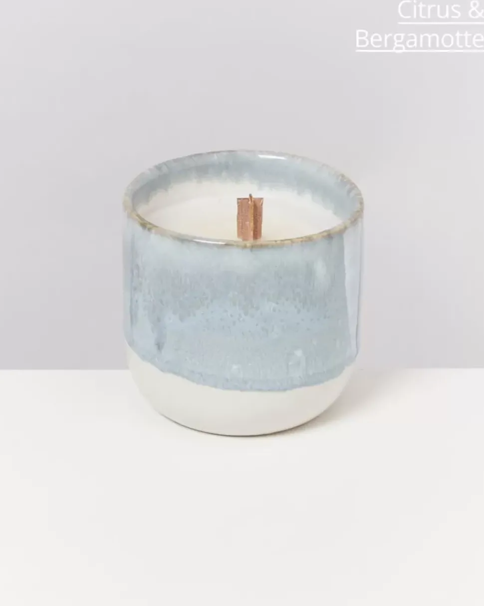 Coimbra Duftkerze "Dia No Mar" Graublau