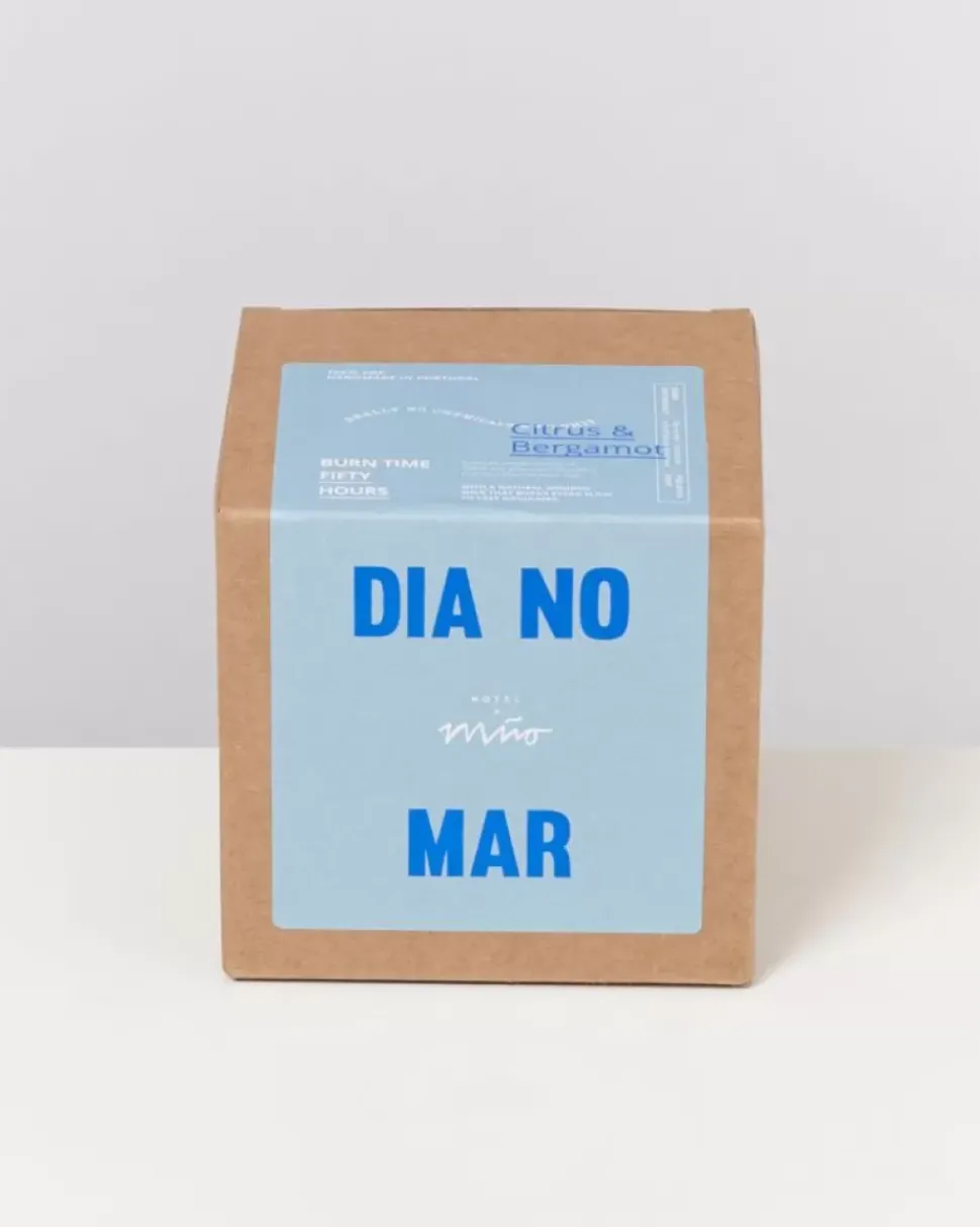 Coimbra Duftkerze "Dia No Mar" Graublau