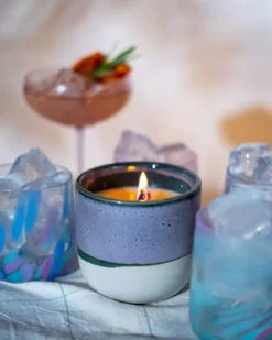 Coimbra Duftkerze "Resplendor" Rosa Grun