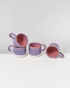 Coimbra Teetasse Gros Lila Rosa