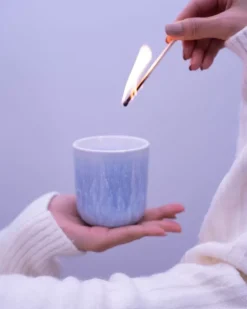 Copa Alto Duftkerze "Vanilla" Blau