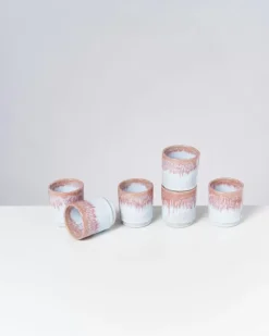Cordoama 6Er Set Becher Klein Rose