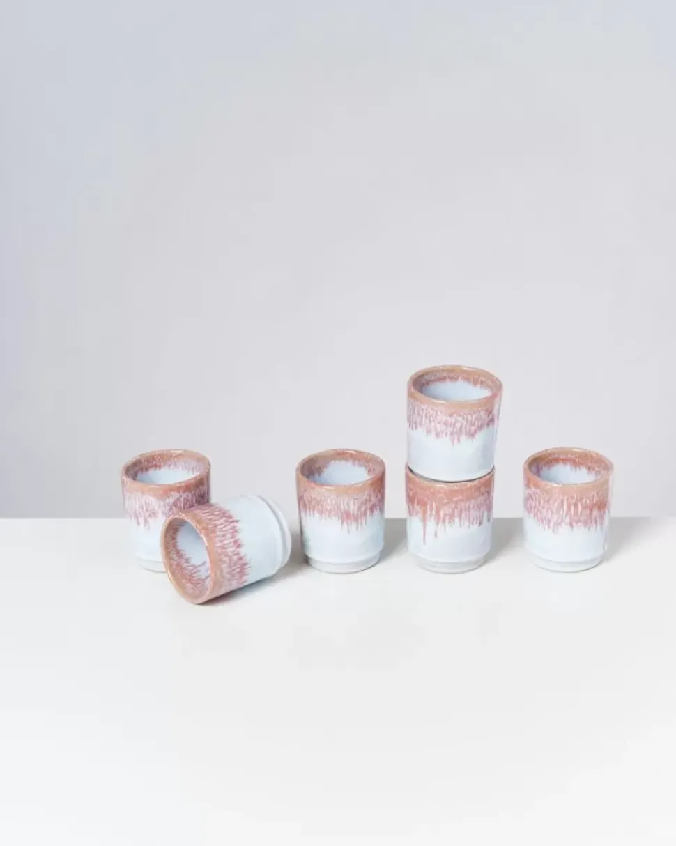 Cordoama 6Er Set Becher Klein Rose