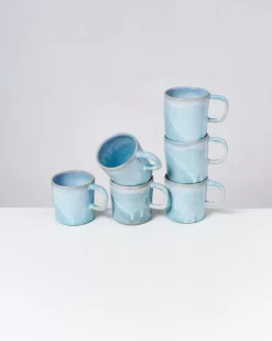 Cordoama 6Er Set Tasse Gros Aqua