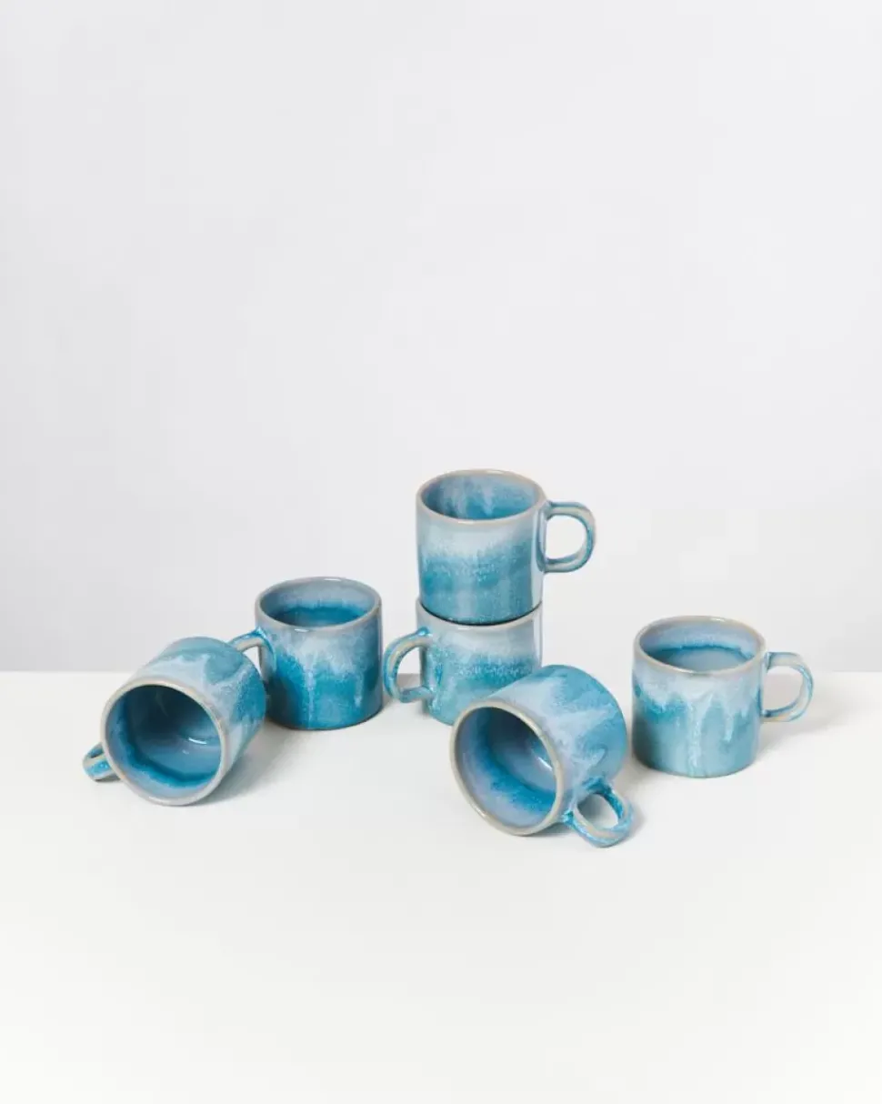 Cordoama 6Er Set Tasse Klein Aqua
