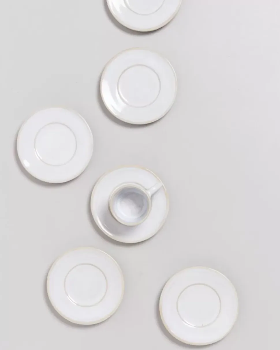 Cordoama Espresso-Untertasse Weis