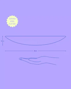 Cordoama Servierschale Gros Flach Mint