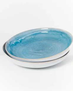 Cordoama Servierschale Gros Flach Aqua