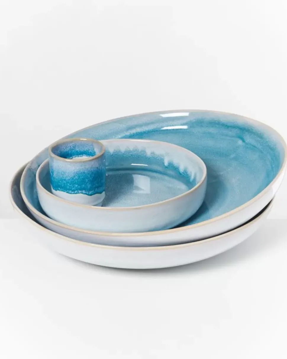 Cordoama Servierschale Gros Flach Aqua