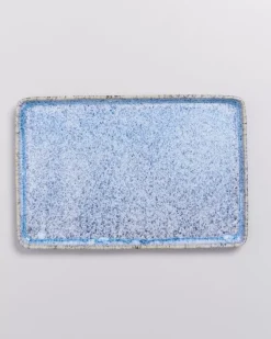Cordoama Tablett Blau Gesprenkelt