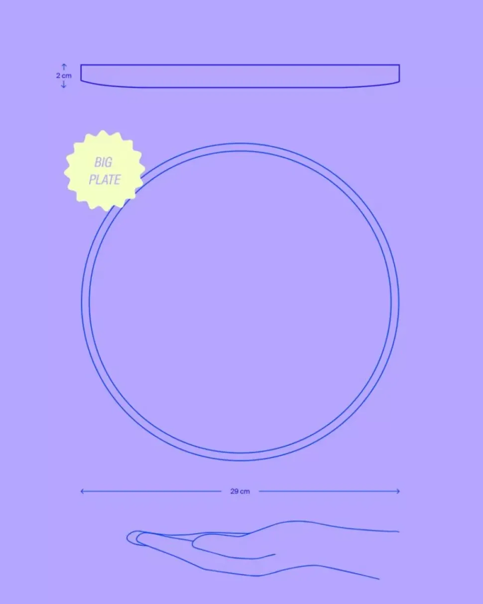 Cordoama Teller Gros Aqua