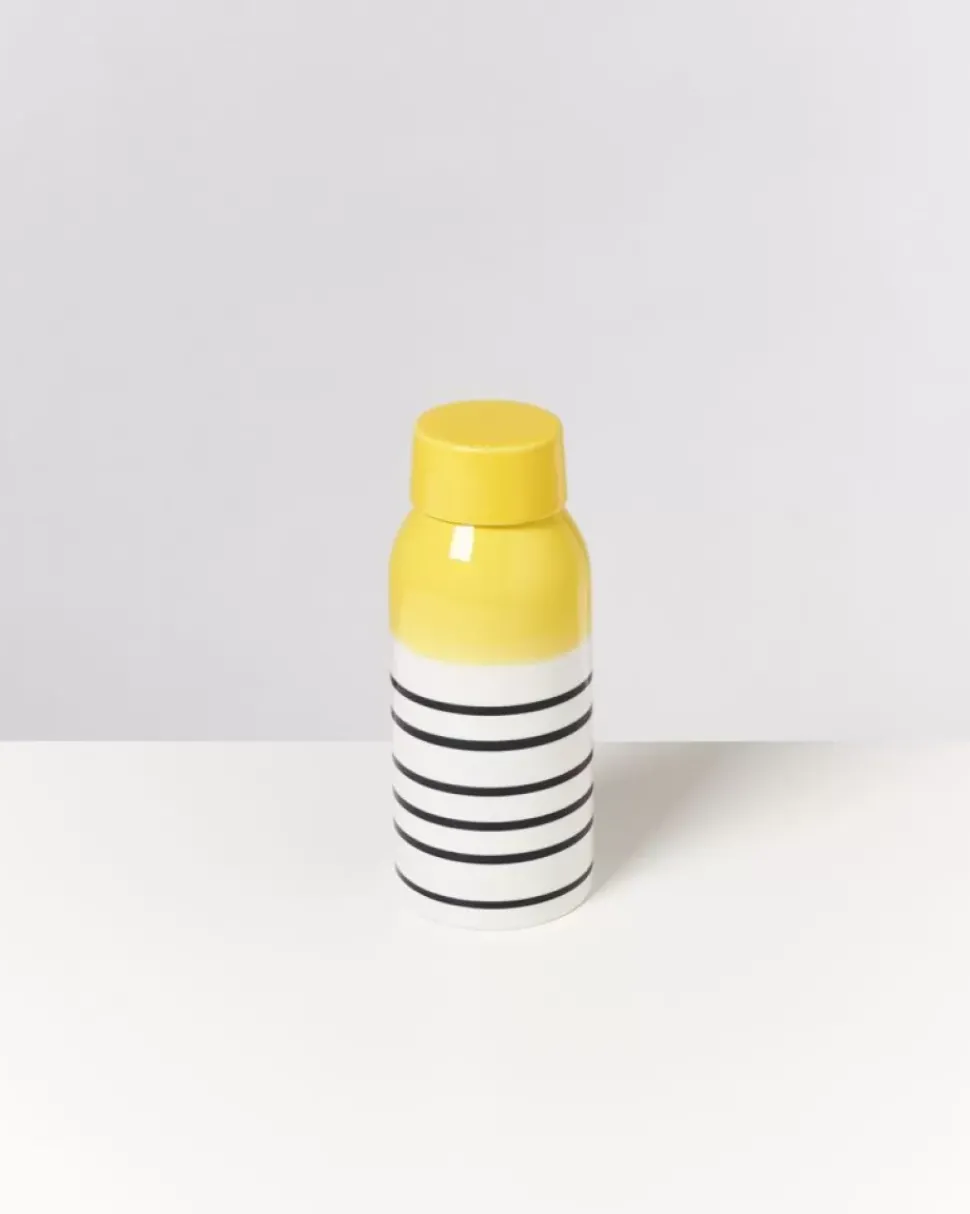 Garrafa Gelb Schwarz Gestreift