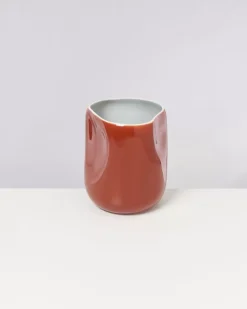 Joao Vase L Kupfer Hellblau