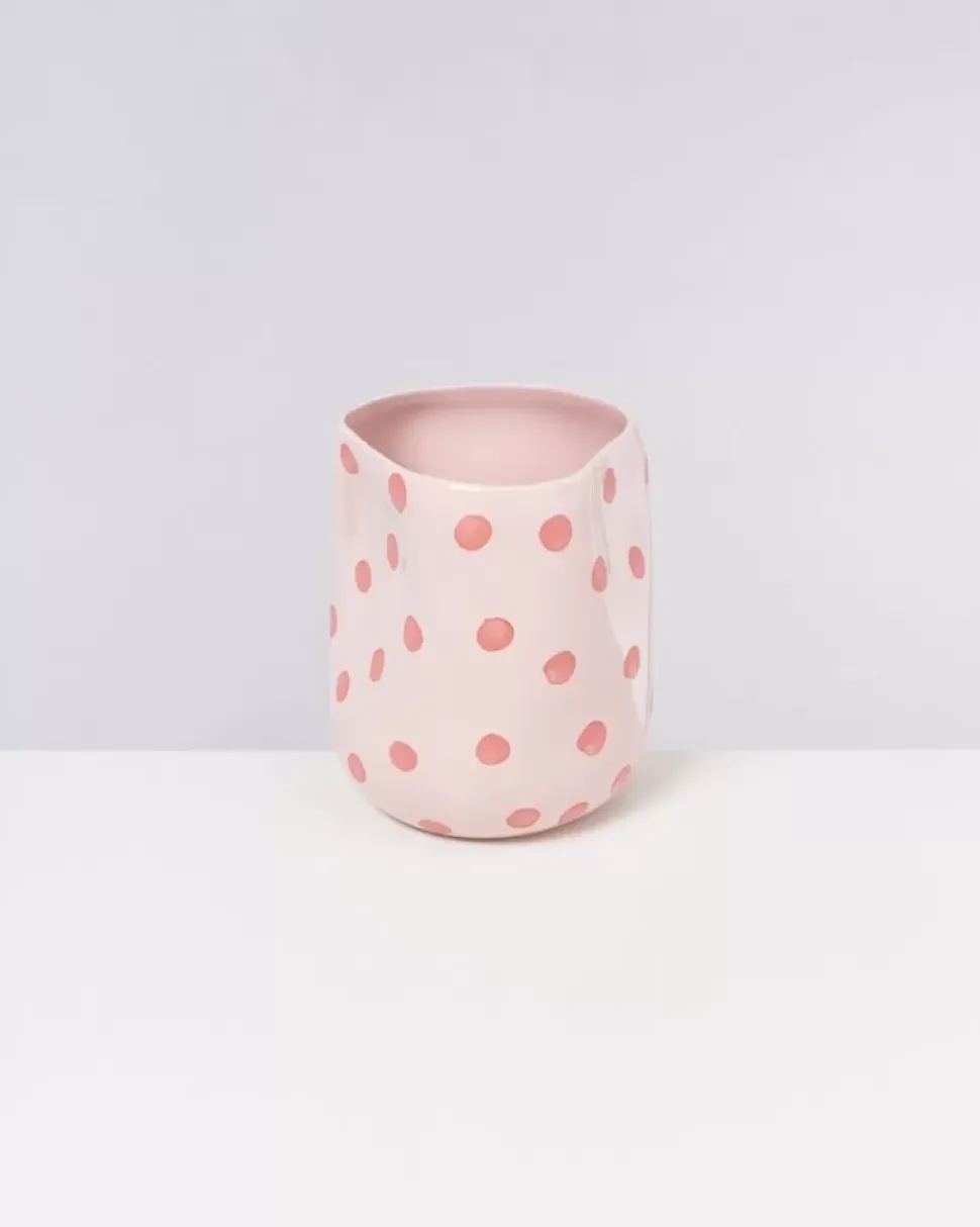 Joao Vase L Rosa Mit Punkten