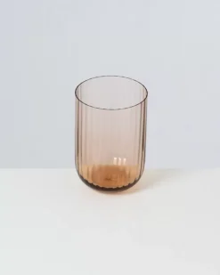 Joia Glas Riffled Bronze