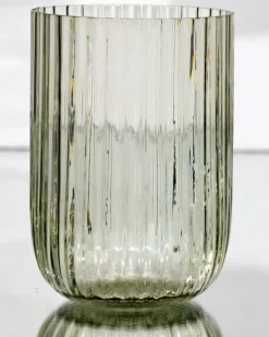 Joia Glas Riffled Smaragd