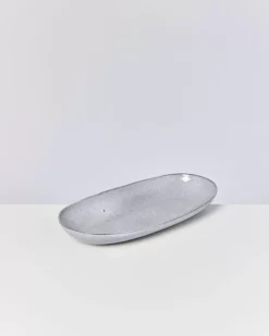 Mae Servierplatte L Grau