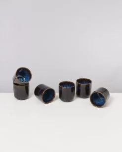 Melides 6Er Set Becher Klein Black Scope
