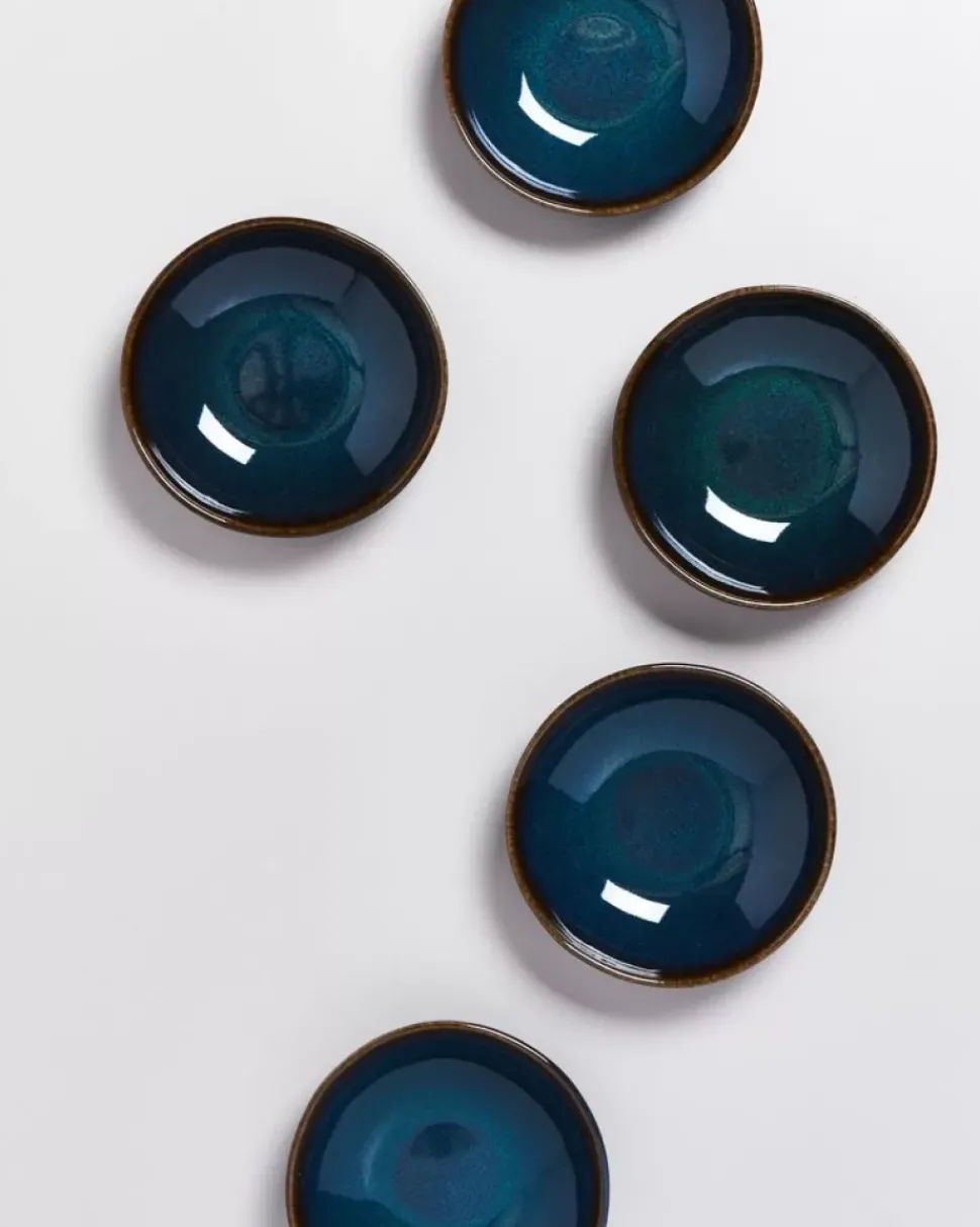 Melides Miniteller Tief Oceanblue